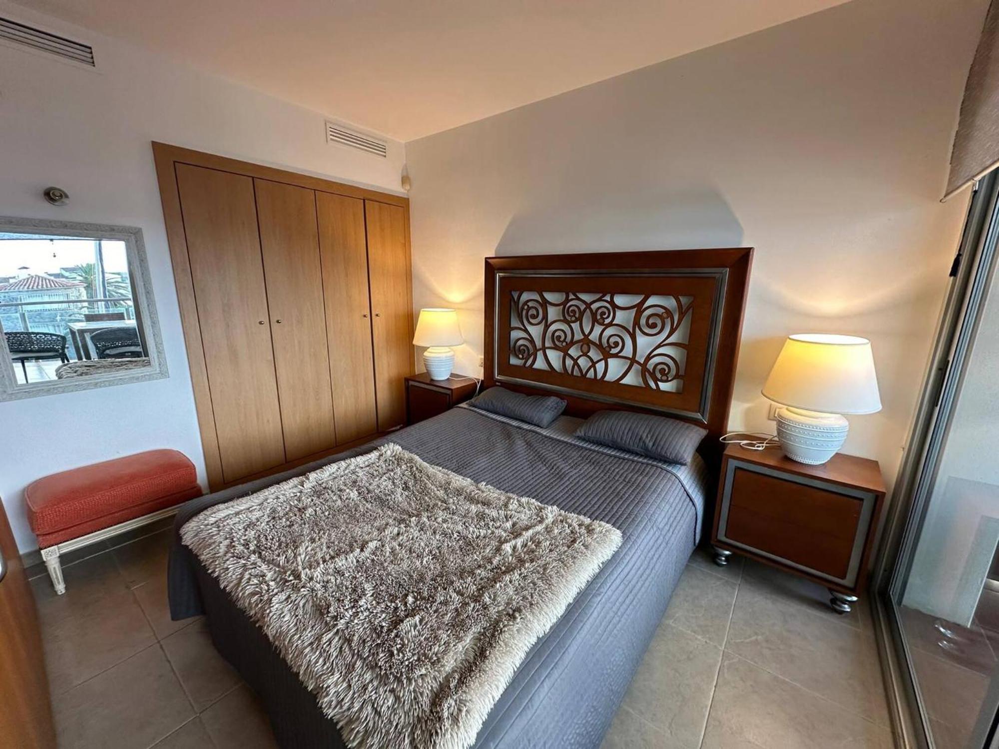 Apartamento En Roses Con Vistas Al Canal Y Piscina Bagian luar foto